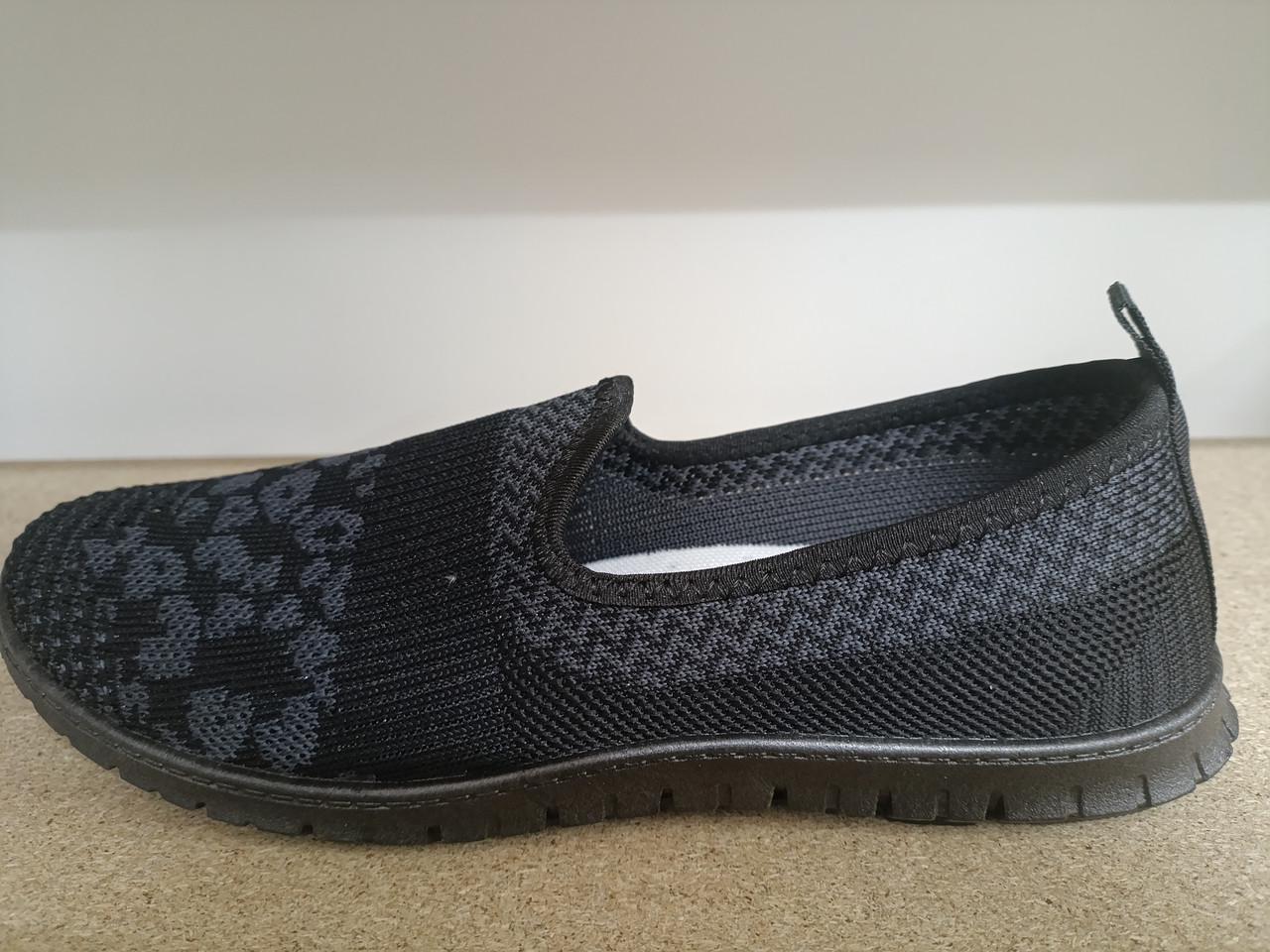 Мокасини жіночі літні р. 37 Чорний (30083713)