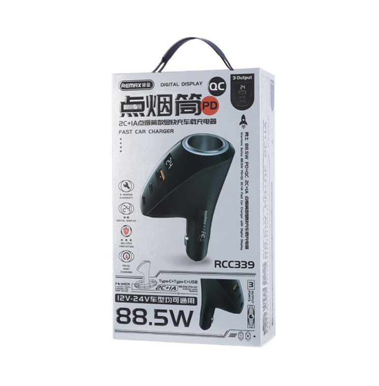 Зарядное устройство Remax RCC339 88,5W PD/QC 2C/1A (37461-01_299) - фото 2 Зарядное устройство Remax RCC339 88,5W PD/QC 2C/1A (37461-01_299) - фото 2