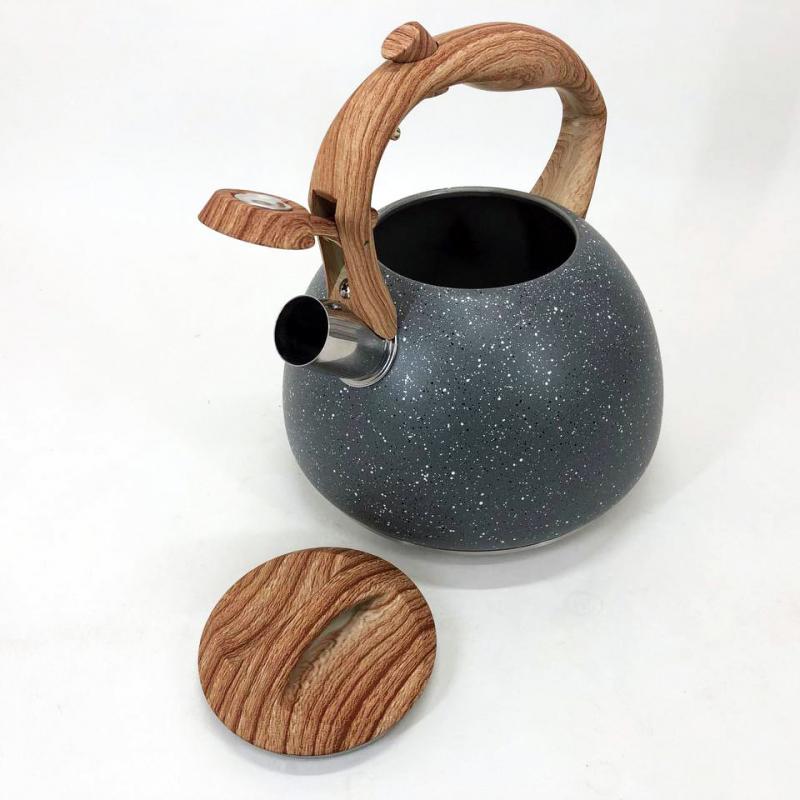 Чайник Unique UN-5306 со свистком 2,7 л Dark gray (tf5930) - фото 3 Чайник Unique UN-5306 со свистком 2,7 л Dark gray (tf5930) - фото 3