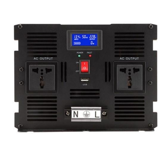 Автомобильный инвертор Pure Sine Wave Inverter 12-220 В 5000 Вт с чистой синусоидой (2104618829) - фото 3 Автомобильный инвертор Pure Sine Wave Inverter 12-220 В 5000 Вт с чистой синусоидой (2104618829) - фото 3