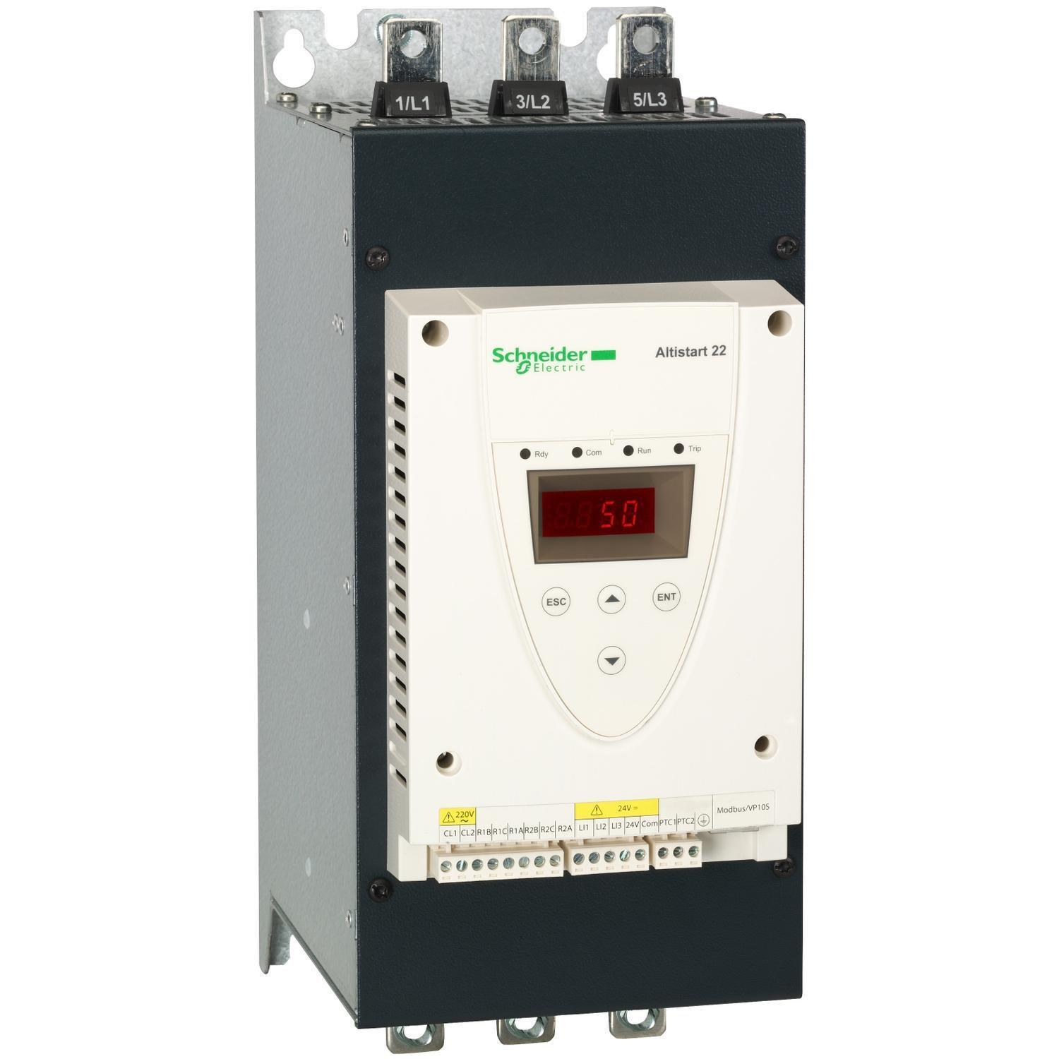 Устройство плавного пуска Schneider Electric ATS22 3Ф 170А 90 кВт 400 В (ATS22C17Q)