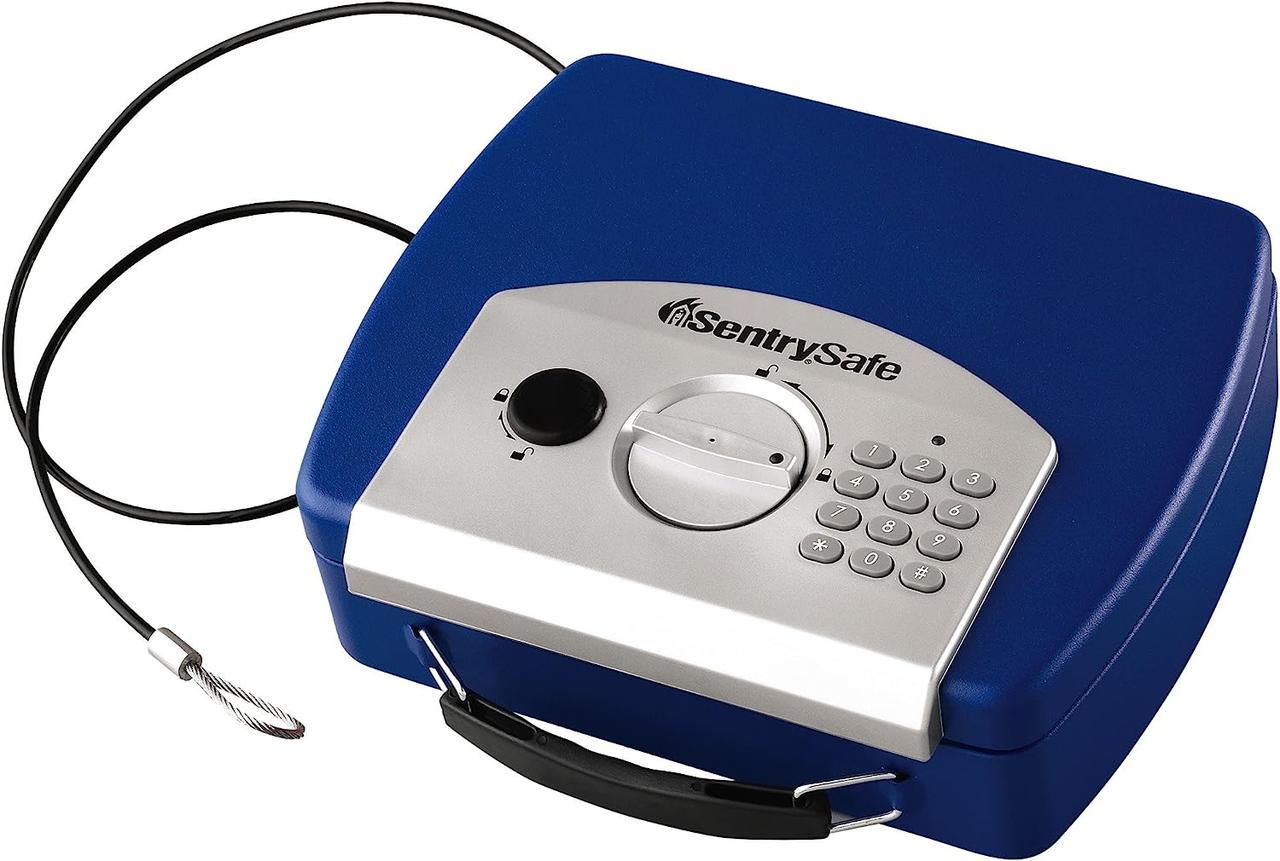 Сейф дорожный с цифровой клавиатурой для хранения ценностей ‎Sentry Safe (2400154929)