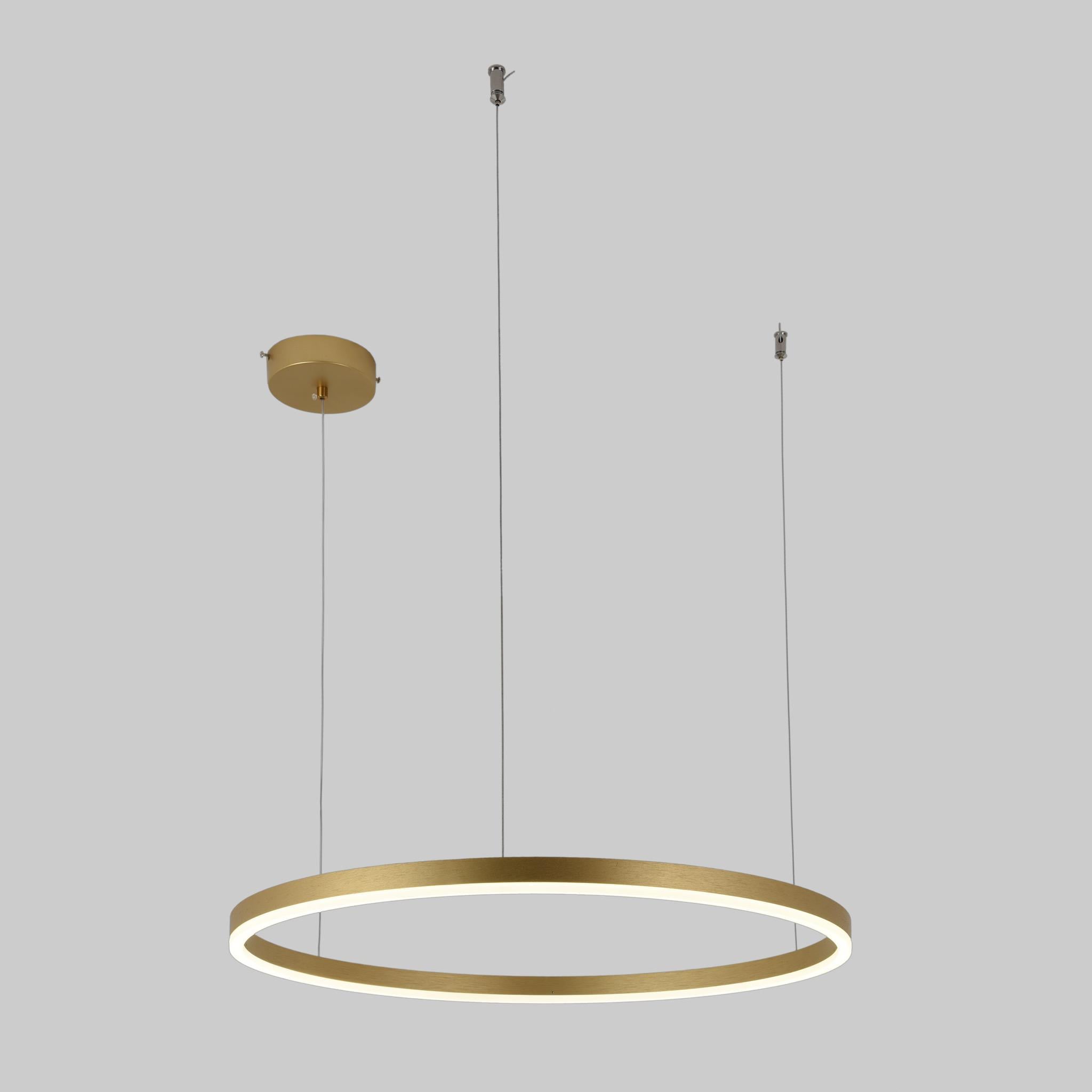 Люстра Levistella Circle подвесная светодиодная 60 см Золотой Люстра Levistella Circle подвесная светодиодная 60 см Золотой