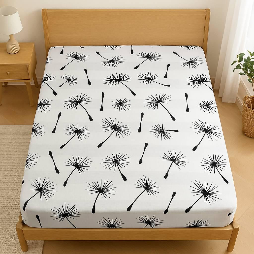 Простынь Бледность на резинке бязь 160х200 см (G-gr1204b/x160)