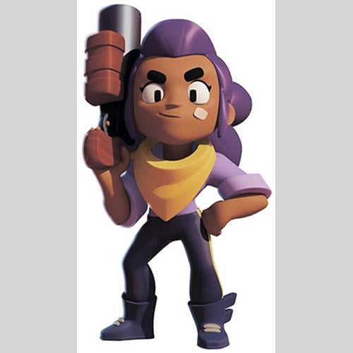 Наклейка Ростова фігура Бравл старс Шеллі