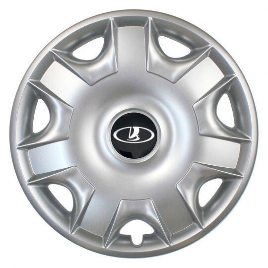 Автомобильные колпаки SKS 301 R15 с логотипом Lada 4 шт. Серебристый