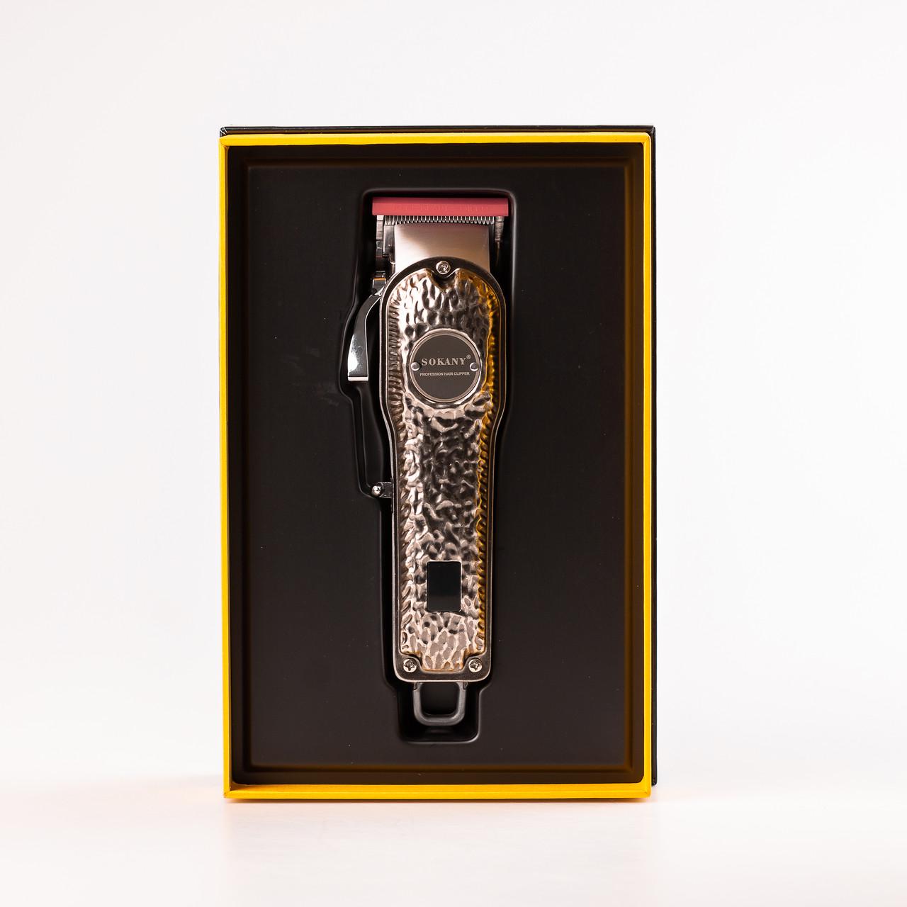 Машинка для стрижки Sokany SK-LF-9976 аккумуляторная с 4 насадками и USB Серебреный (3108) - фото 13 Машинка для стрижки Sokany SK-LF-9976 аккумуляторная с 4 насадками и USB Серебреный (3108) - фото 13