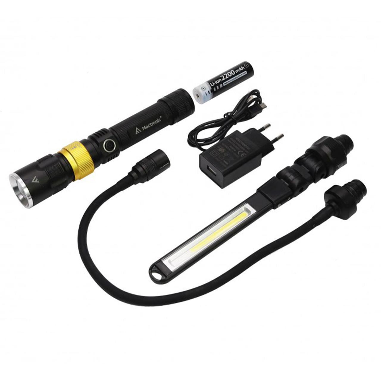 Фонарь профессиональный Mactronic Beemer 4 350 Lm/UV 390 nm Ultraviolet Focus USB Recharg (PWL0021)