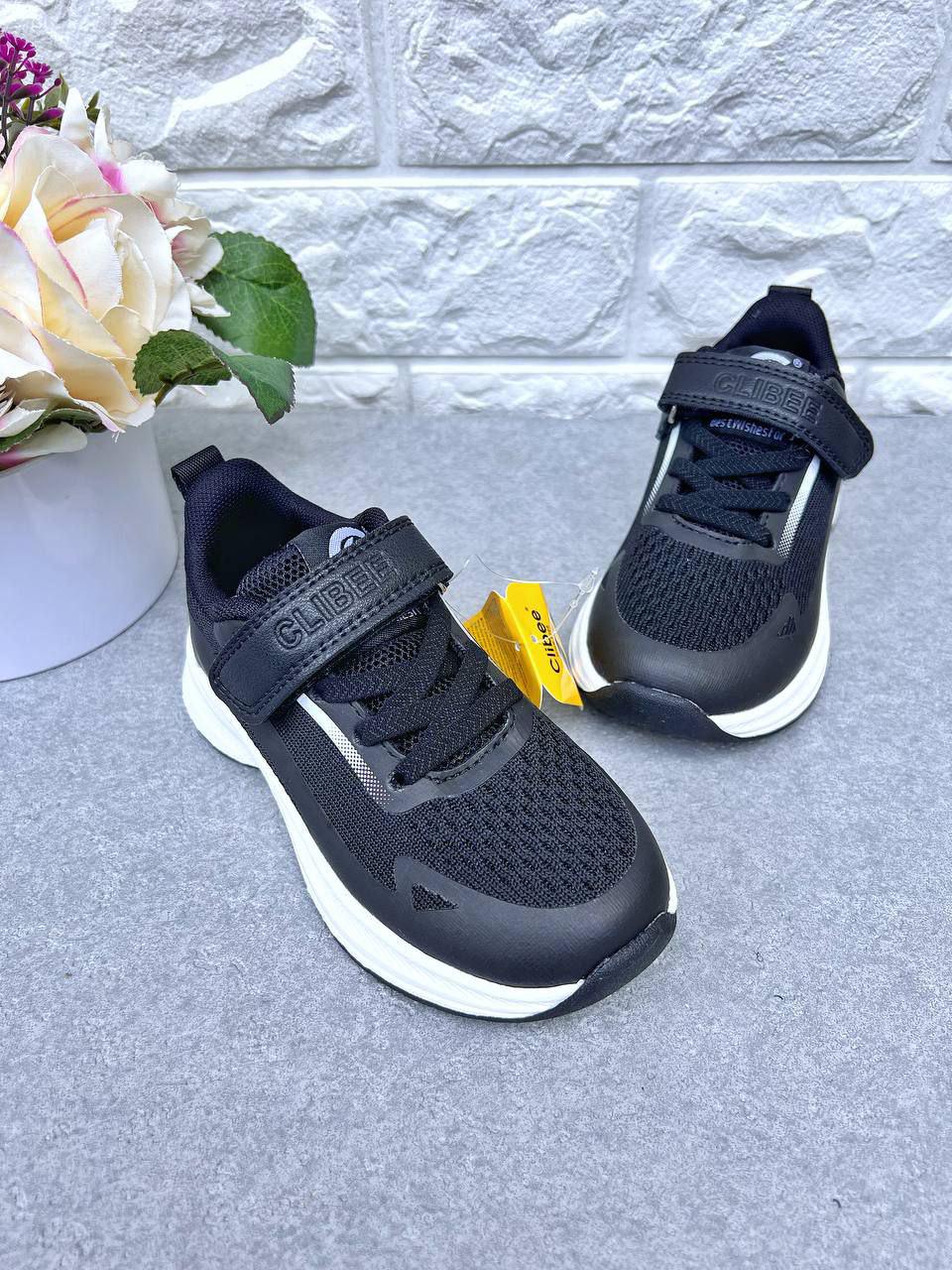 Кросівки для хлопчика Clibee 1463 р. 28 17 см Чорний (1463)