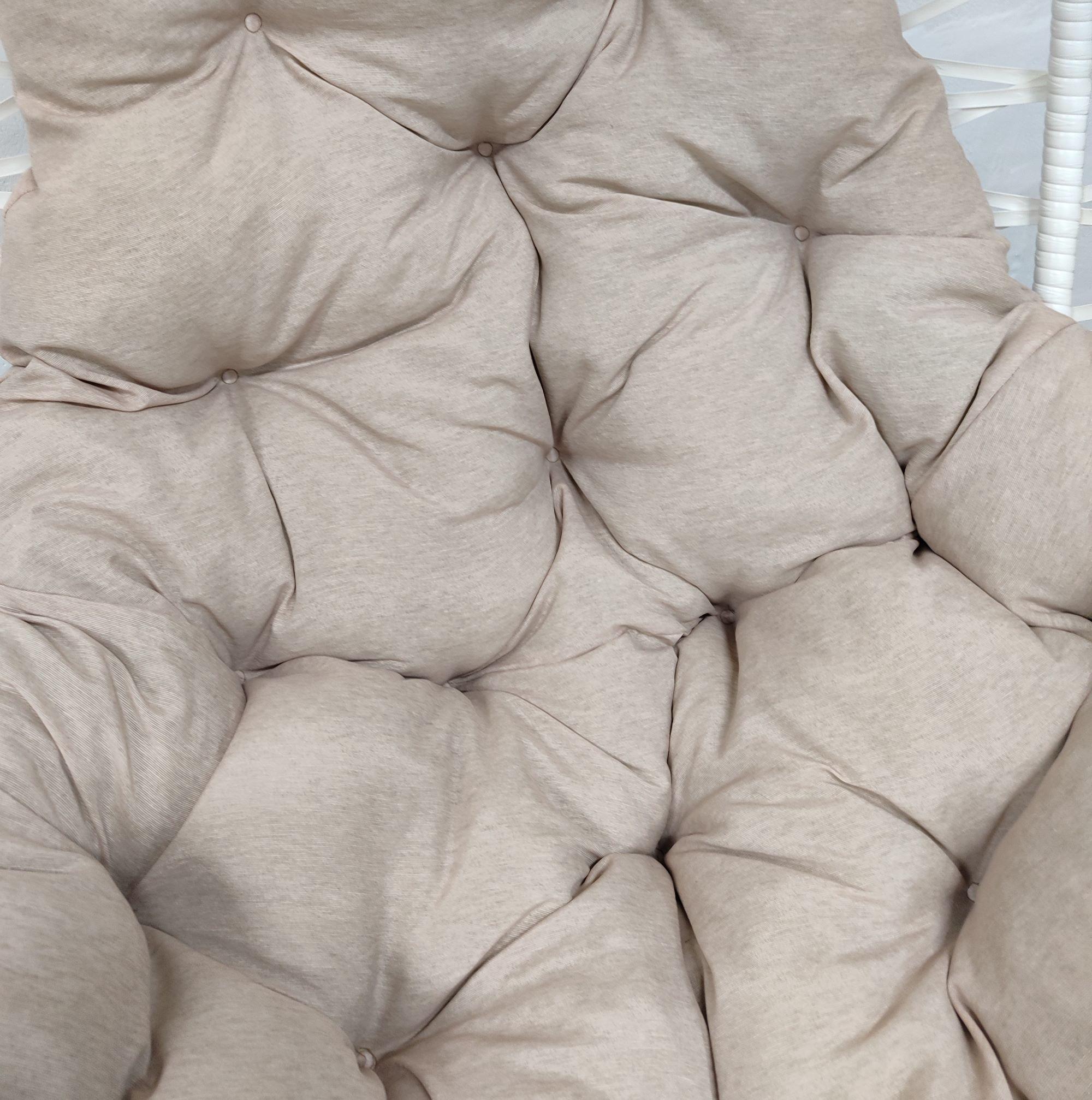 Подушка для крісла-кокона Garda лонета Бежевий (5745) - фото 2 Подушка для крісла-кокона Garda лонета Бежевий (5745) - фото 2