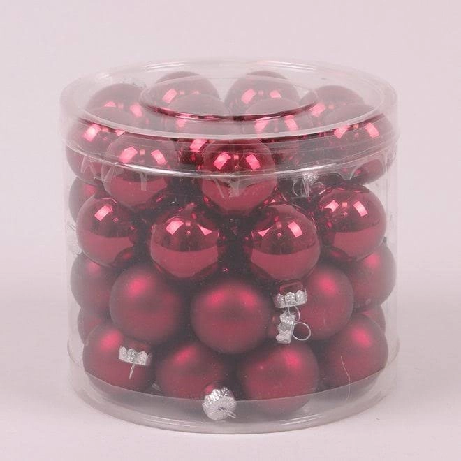 Шарики стеклянные B30-45 DARK RED 45 шт. Темно-красный (YS00023)