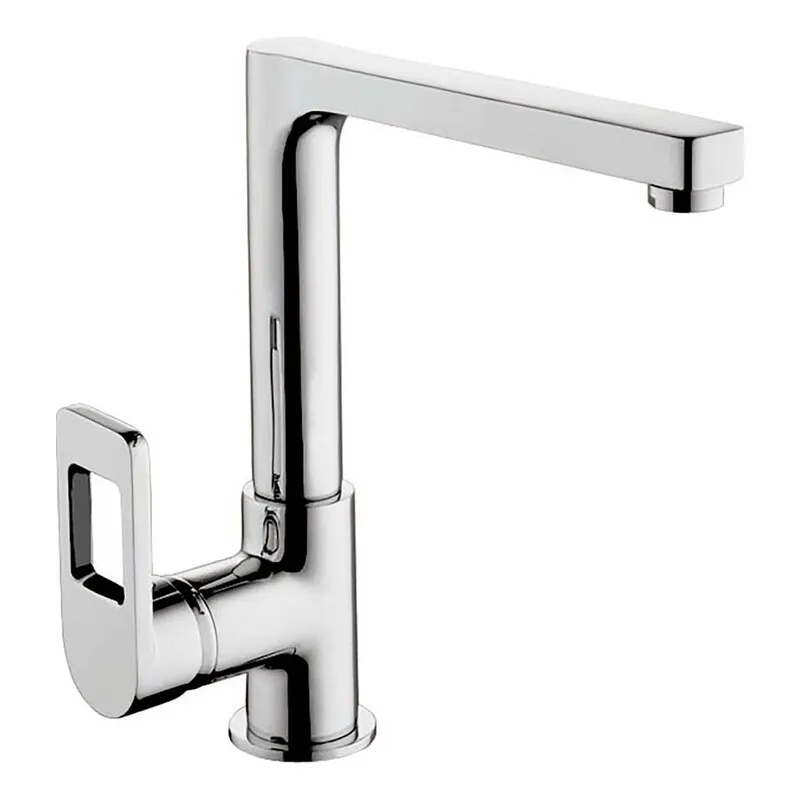 Смеситель для кухни Haiba Gudini 018 из латуни Стальной (HB0150) Смеситель для кухни Haiba Gudini 018 из латуни Стальной (HB0150)