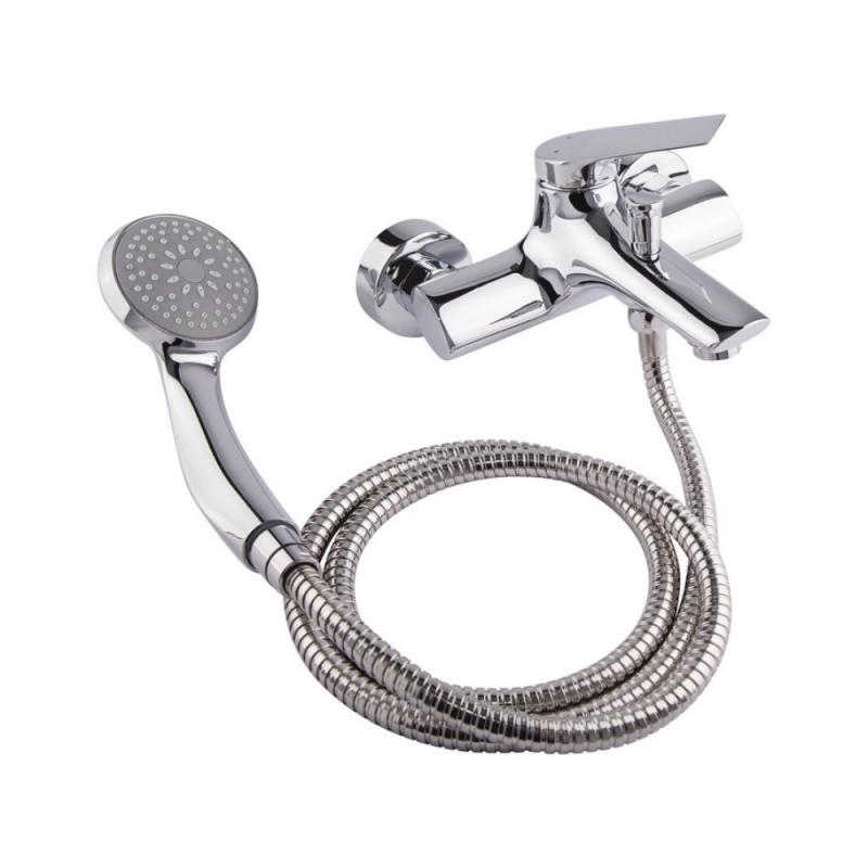 Змішувач для ванни Qtap Elegance CRM 006 з коротким виливом U (QTELEGCRM006)