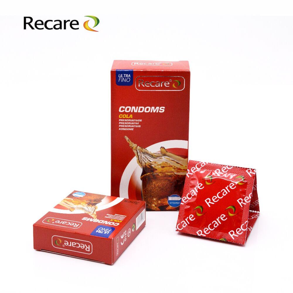 Презервативы Recare Cola Dotted&Ribbed Condoms с пузырьками и ребрами с ароматом 3 шт. - фото 5 Презервативы Recare Cola Dotted&Ribbed Condoms с пузырьками и ребрами с ароматом 3 шт. - фото 5