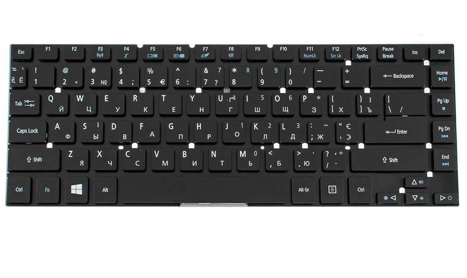 Клавиатура для ноутбука Acer Aspire ES1-522 Черный (163766)