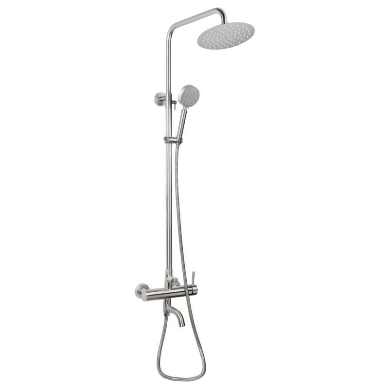 Душова система універсальна Lidz Aria 1031 на 3 споживачі з виливом k35 Nickel (12 32 1004)