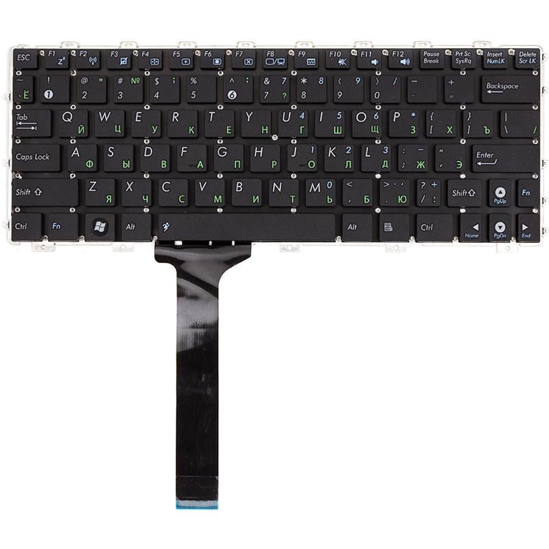 Клавiатура Power для ноутбука ASUS Eee PC 1015 без фрейму Чорний