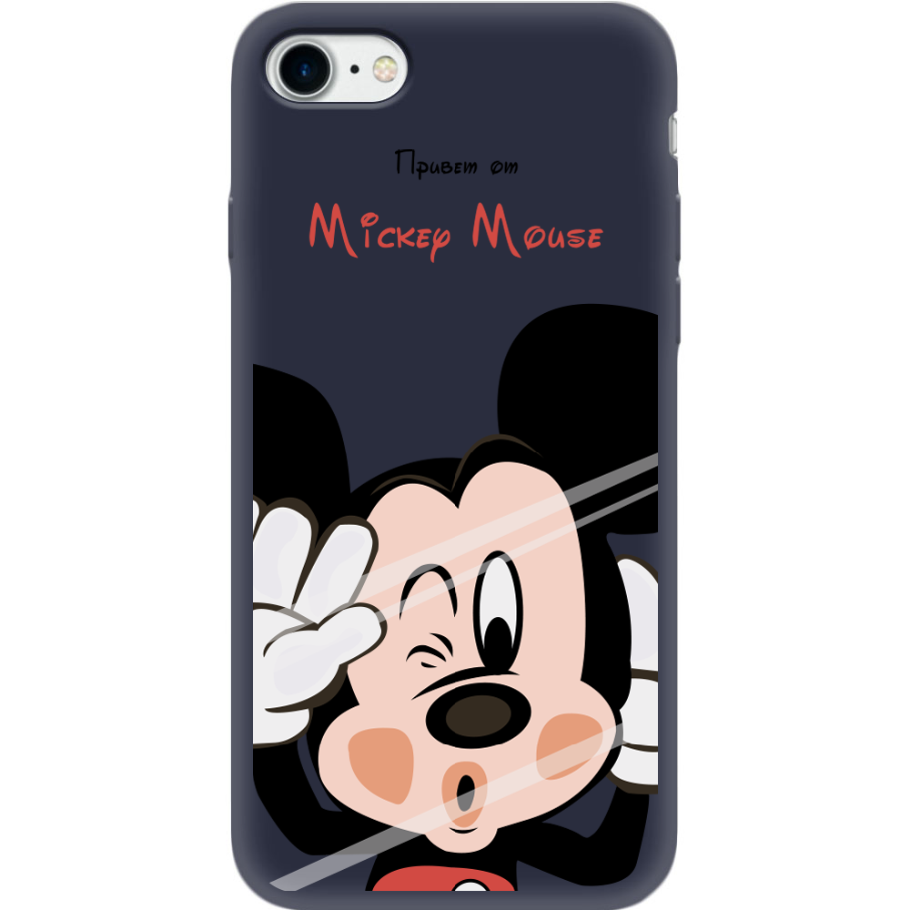 Чехол BoxFace Apple iPhone 7/8 SE  2020 Mister M Синий силикон (26205-cc58-35448)