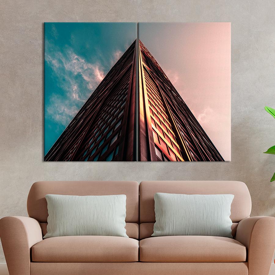 Настенний декор Космическая архитектура 111x81 см (A584-2)