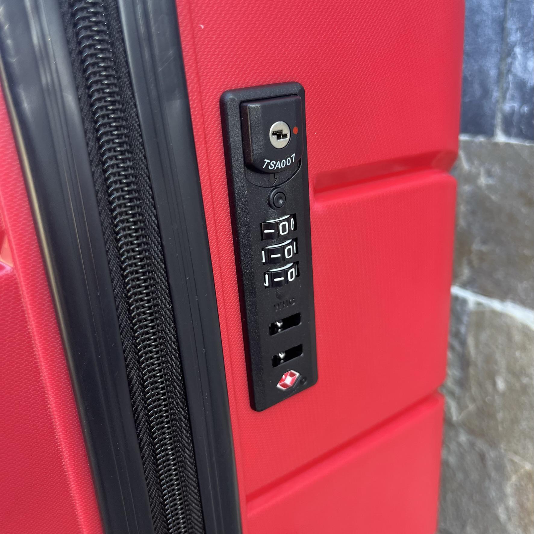 Валіза дорожня з поліпропілену Wings PP05 L Червоний (10421690) - фото 5 Валіза дорожня з поліпропілену Wings PP05 L Червоний (10421690) - фото 5