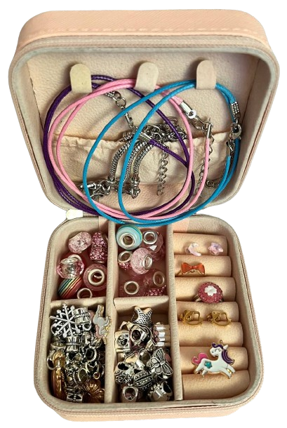 Набор для создания украшений в шкатулке с основами для браслетов (394) Набор для создания украшений в шкатулке с основами для браслетов (394)