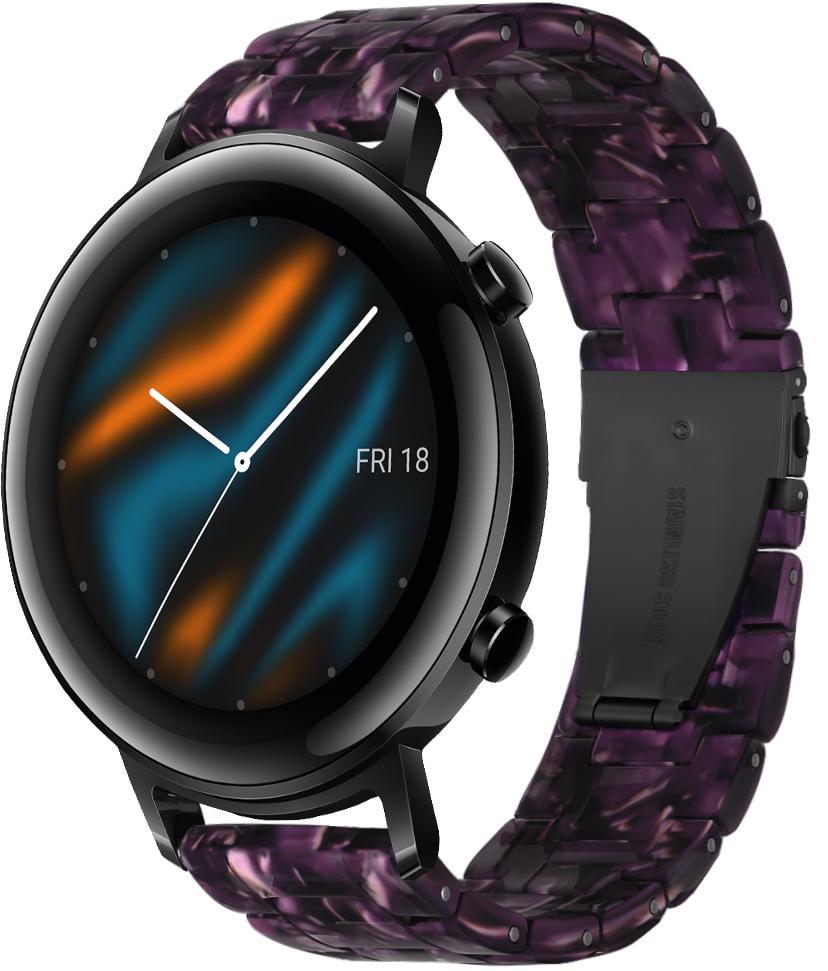Ремінець зі смоли Resin для смарт-годинника Huawei Watch GT 2 42 мм Pink (28798-31)