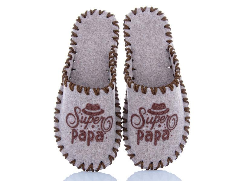 Капці фетрові чоловічі VENDS 390 р. 40-41 Бежевий