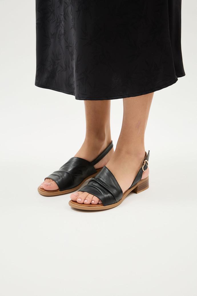 Босоножки женские LONZA кожаные р. 38 Черный (199960) - фото 4