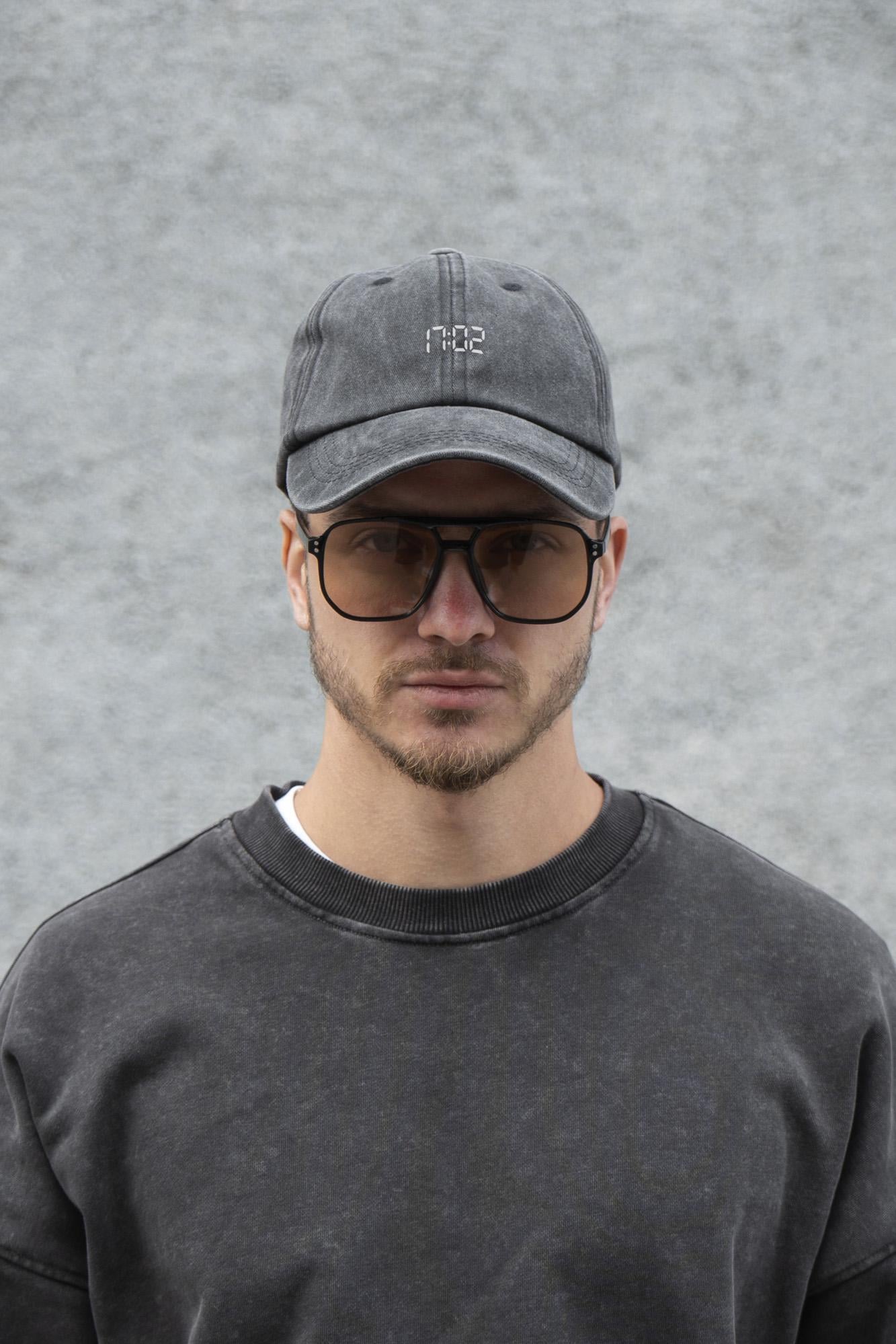 Бейсболка мужская Vintage Without с принтом 1702 Black (8049803)