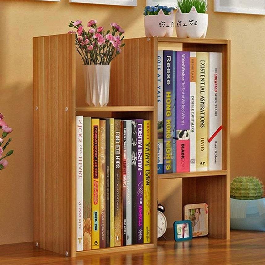 Полка книжная настольная из дерева Каминел Сиена (КПА-023105)