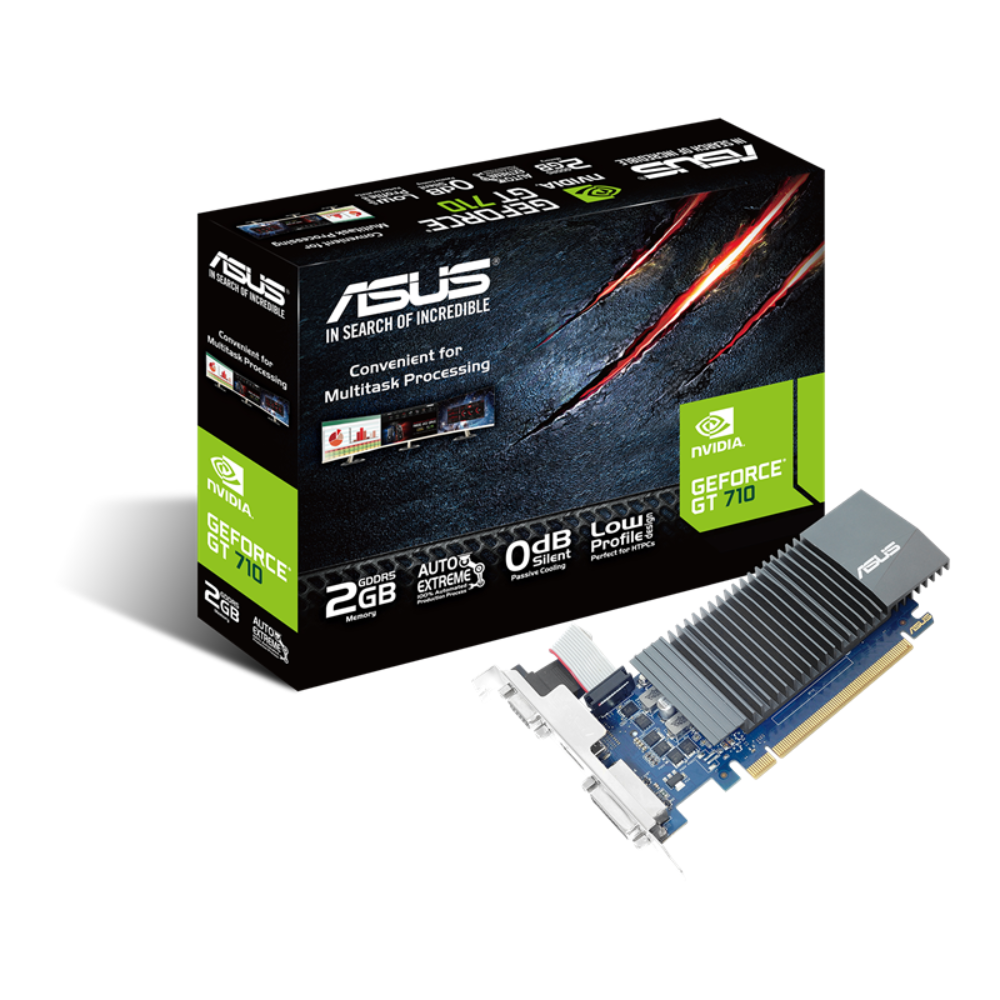 Видеокарта Asus NVIDIA GT710-SL-2GD5-BRK-EVO (21027942) - фото 4