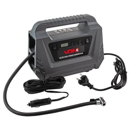 Компресор VOIN VC-220 116psi/10А/25л/AC/DC/Автостоп
