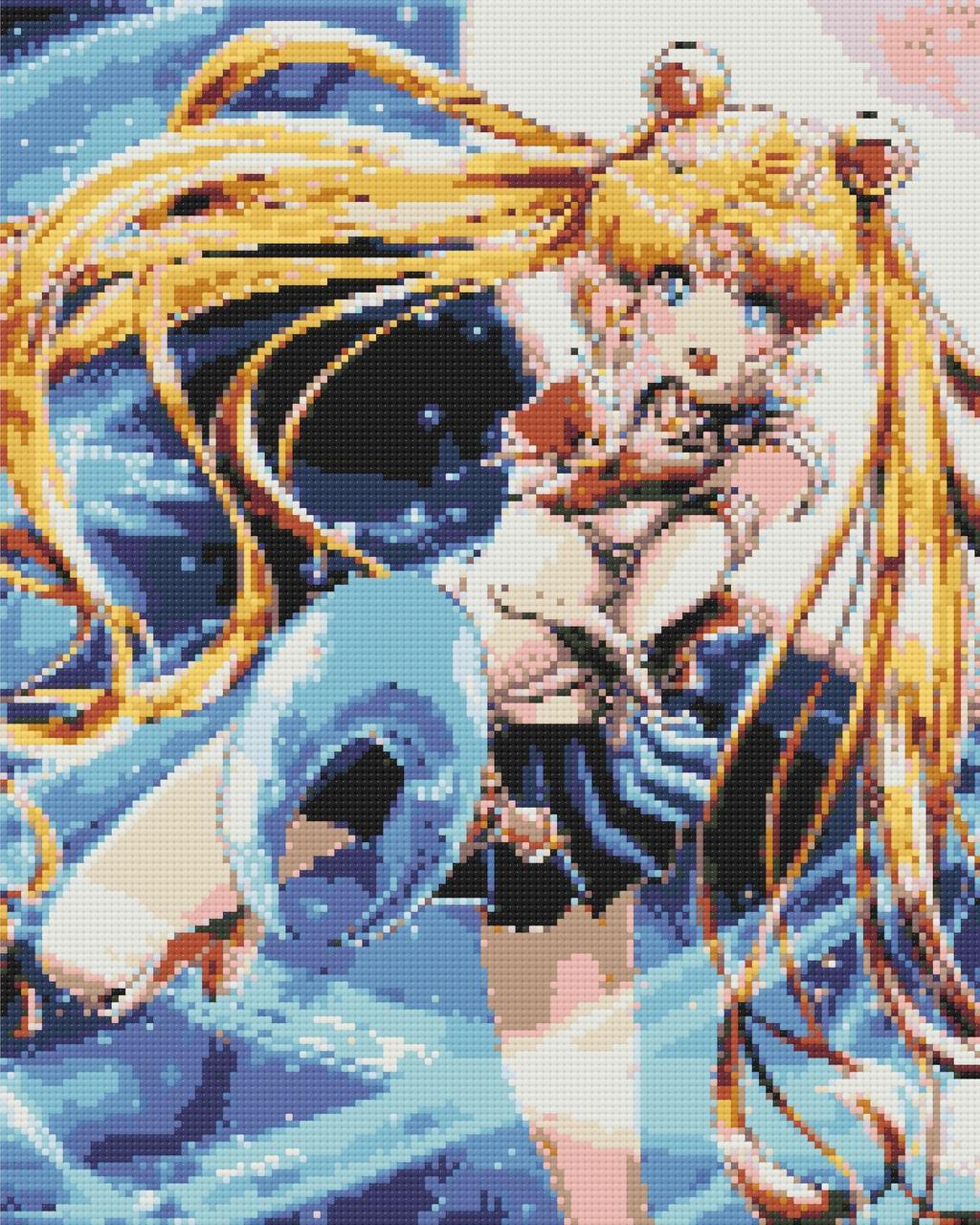 Алмазна мозаїка ORIGAMI аніме Сейлор Мун 40х50 см (OD2007)