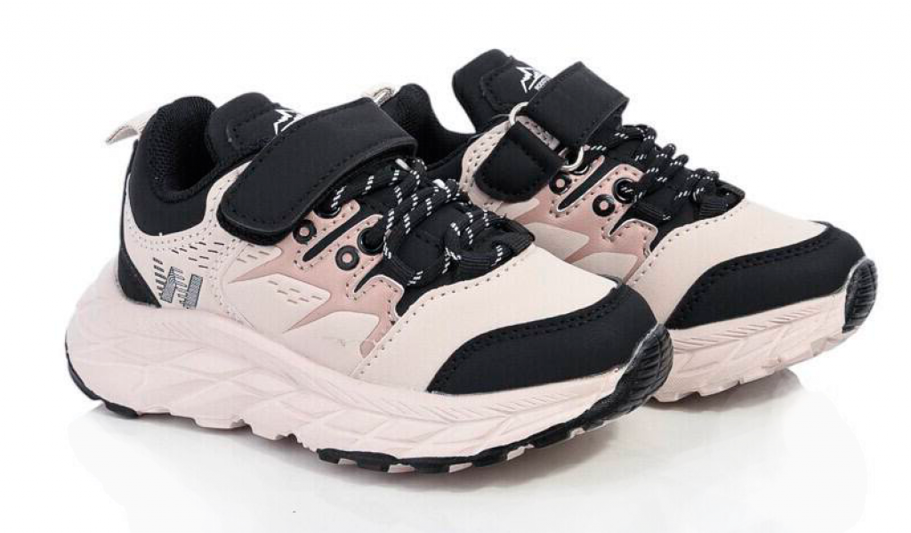 Кроссовки для девочек р. 28 Черно-розовый (210)