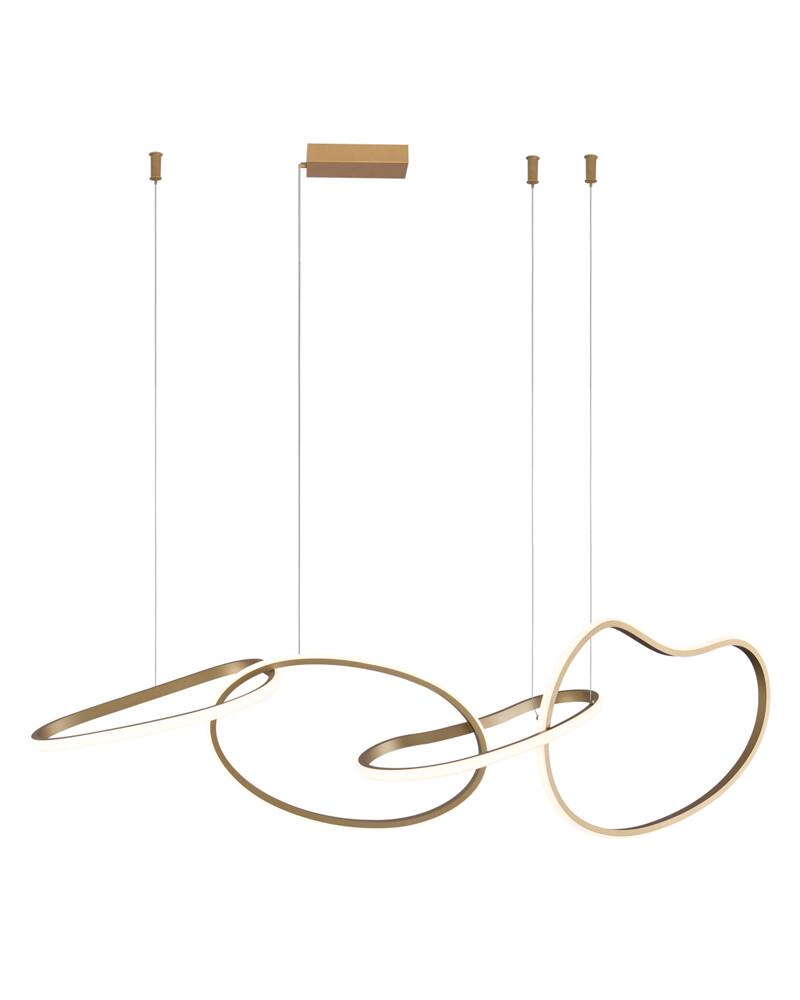 Люстра Italux PND-22412-S4-GD Fonte LED 3000K-6000K 5300Lm IP20 Золотой (27502954) Люстра Italux PND-22412-S4-GD Fonte LED 3000K-6000K 5300Lm IP20 Золотой (27502954)