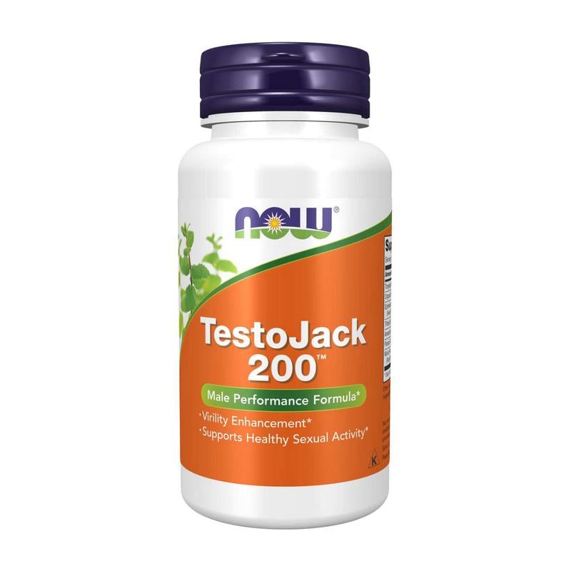 Комплекс для мужчин NOW TestoJack 200 60 вер. капс.