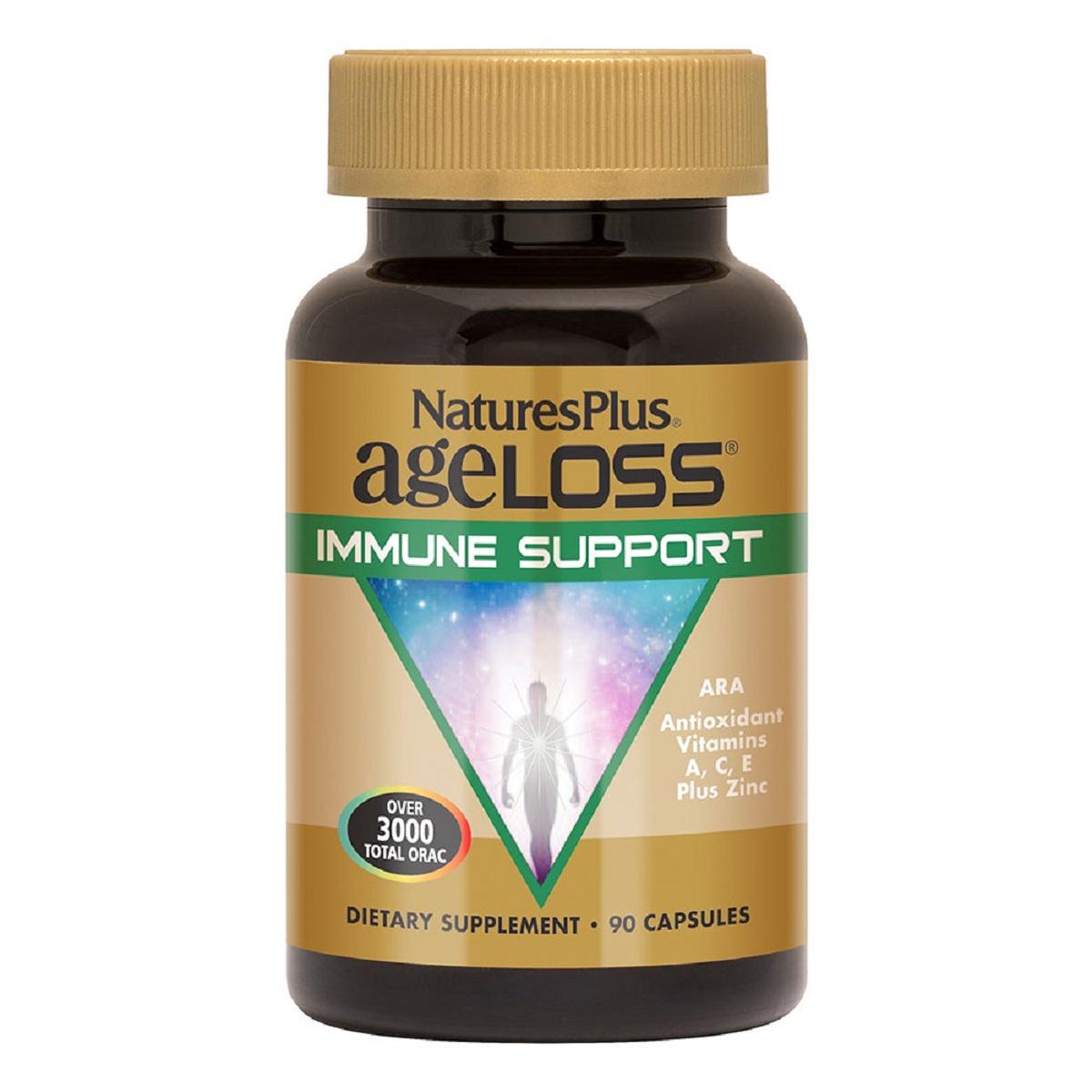 Витамины поддержка иммунитета Natures Plus AgeLoss Immune Support 90 капс. (4679)