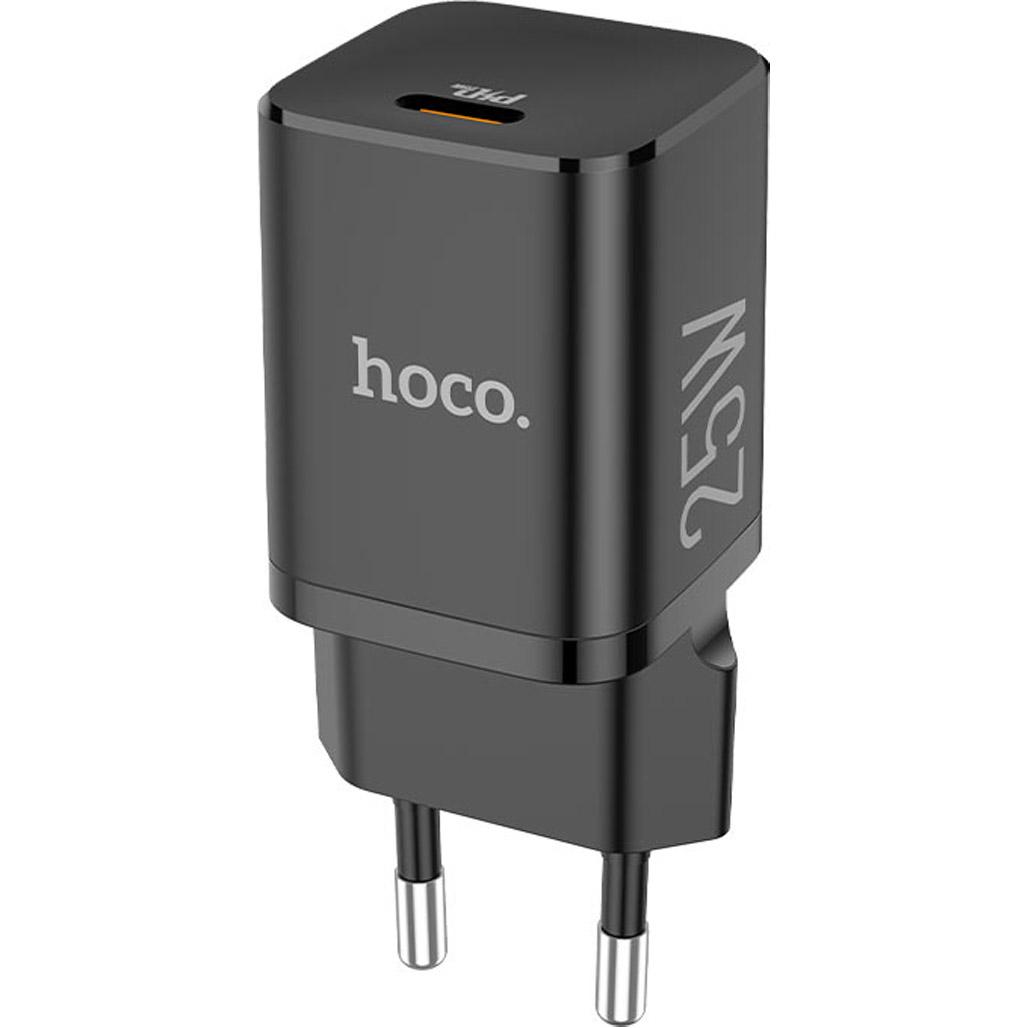 Зарядное устройство сетевое Hoco N19 Rigorous PD25 W Black (751966)