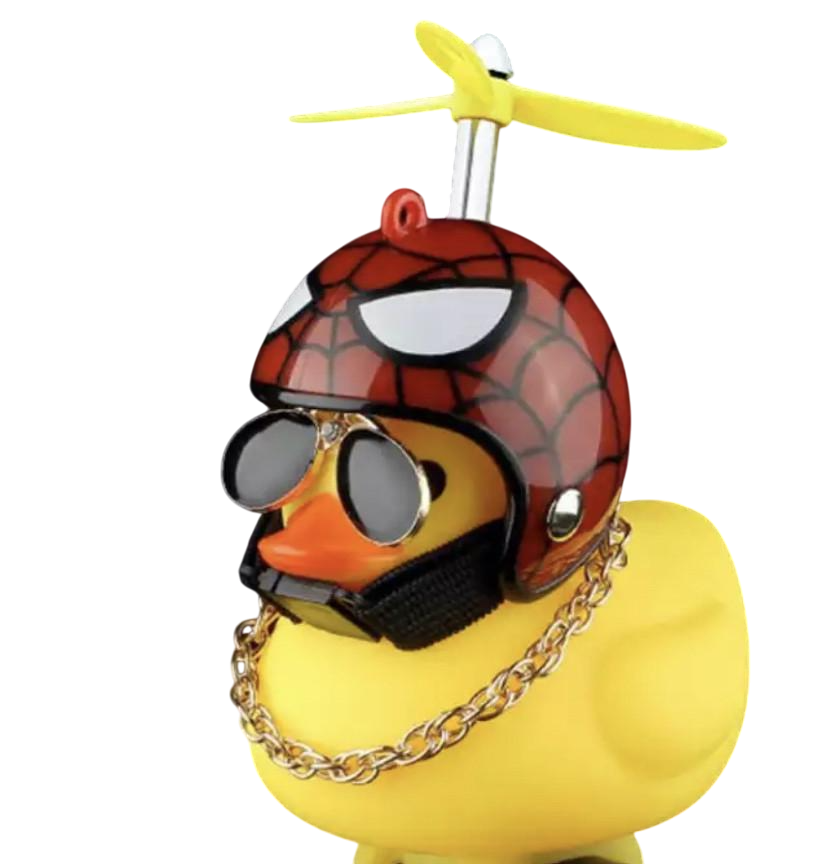 Качка автомобільна з шоломом та кріпленням 5178 Spider Red (4204858) Качка автомобільна з шоломом та кріпленням 5178 Spider Red (4204858)