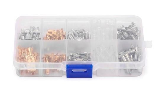 Клеми неізольовані з кабельними наконечниками і клемними ізоляторами у кейсі 150 шт. (283800) Клеми неізольовані з кабельними наконечниками і клемними ізоляторами у кейсі 150 шт. (283800)