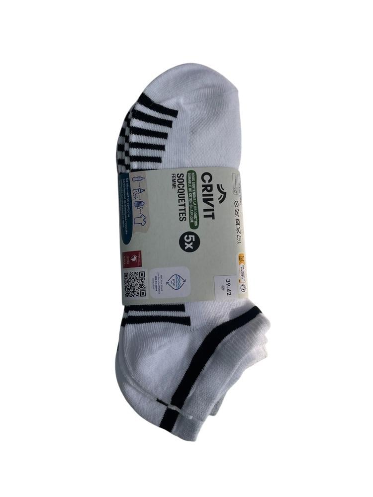 Шкарпетки Crivit 409649x02 5в1 жіночі р. 35/38 Біло-рожевий