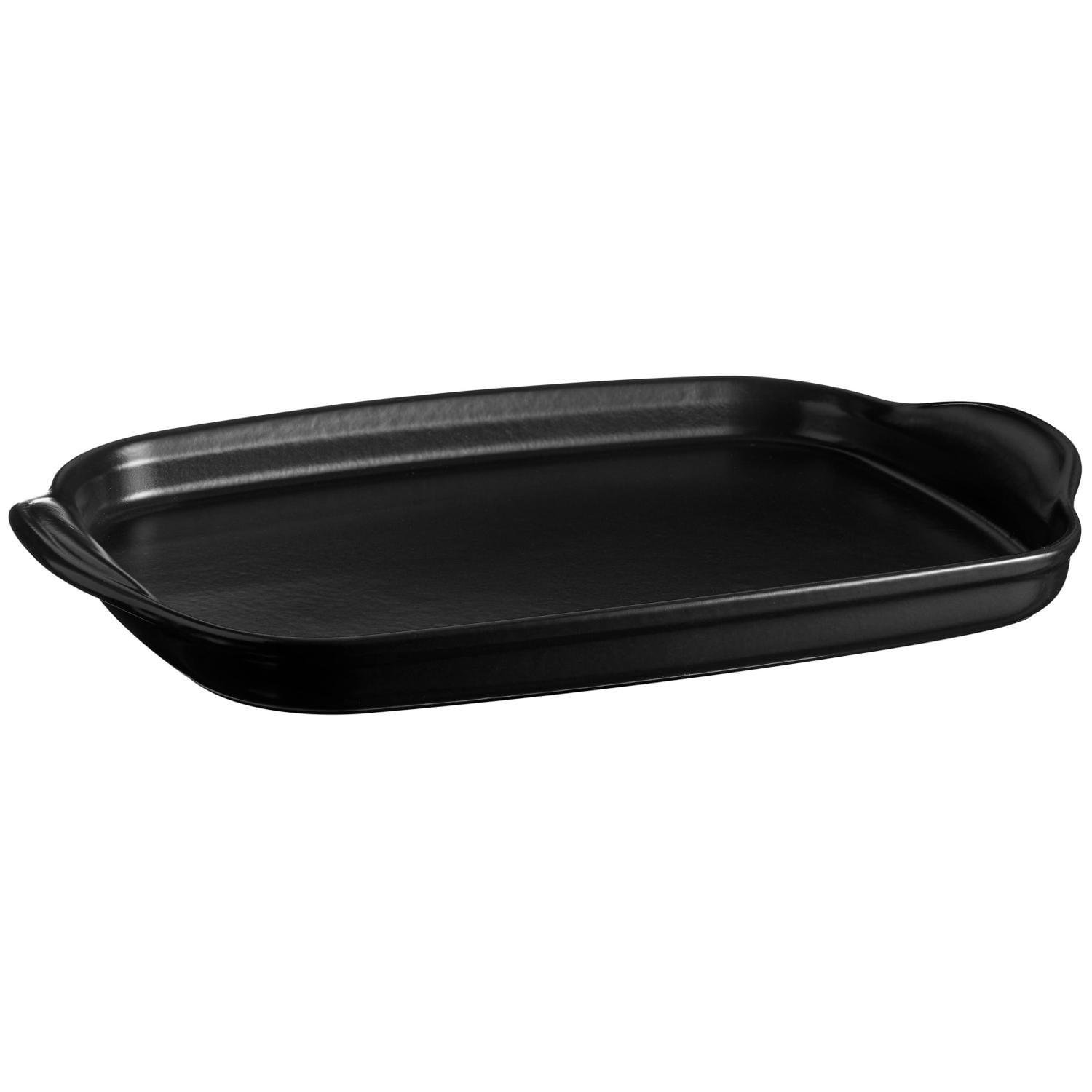 Блюдо для гриля керамическое Emile Henry BBQ 42,5х27,5 см Черный (717547)