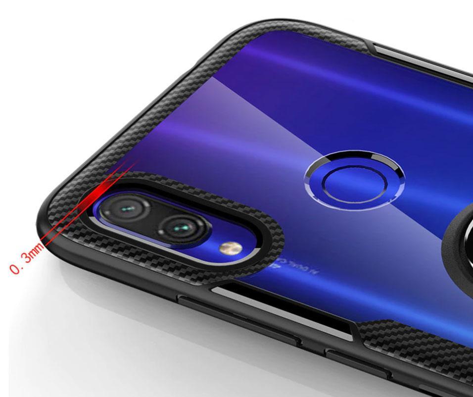 Чохол Primolux Ring Magnetic Stand для Xiaomi Redmi Note 7/Note 7 Pro Black (1120859687) - фото 4 Чохол Primolux Ring Magnetic Stand для Xiaomi Redmi Note 7/Note 7 Pro Black (1120859687) - фото 4