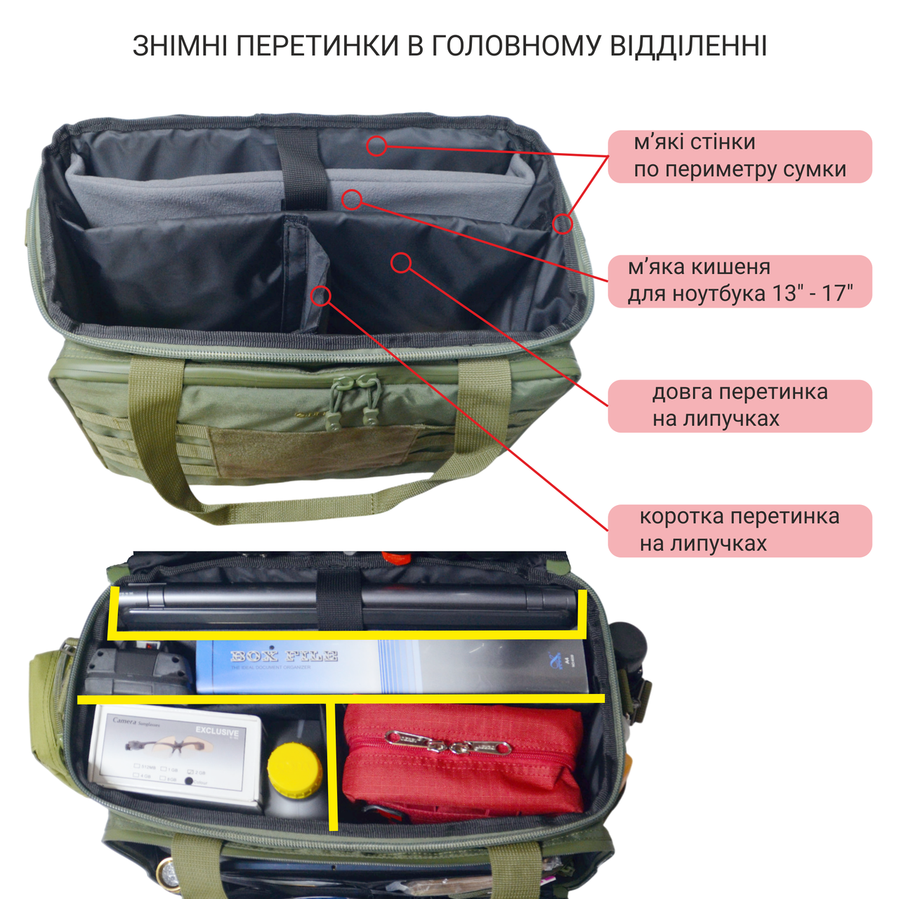 Сумка-органайзер универсальная в авто с карманом для ноутбука 17" (2587941485) - фото 7 Сумка-органайзер универсальная в авто с карманом для ноутбука 17" (2587941485) - фото 7