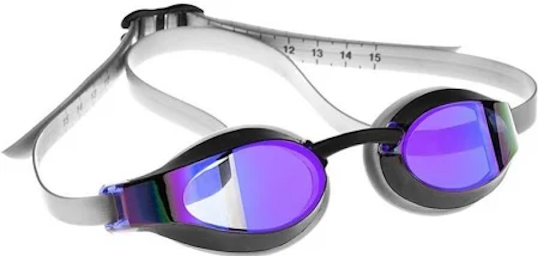 Очки для плавания MadWave X-LOOK RAINBOW M045406009 Лиловый/серый (6936116102496)