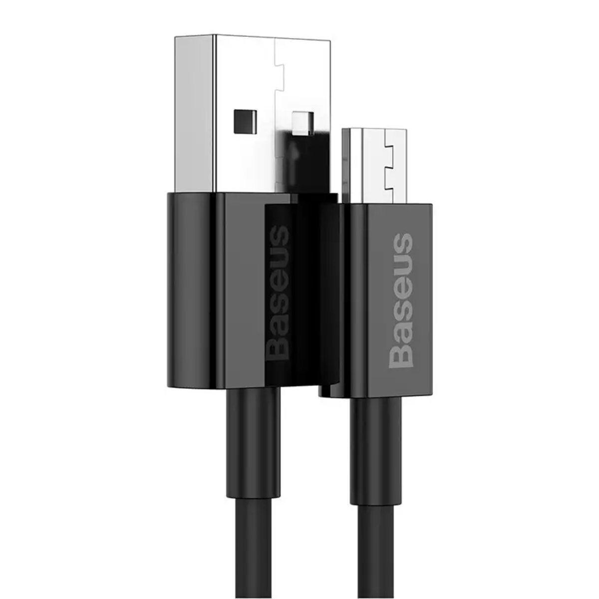 Кабель Baseus Superior Series Fast Charging Data Cable USB to Micro 2A 2 м Black - фото 2