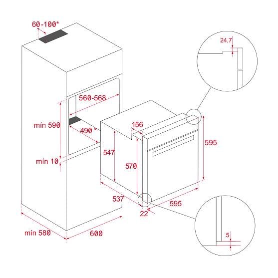 Електрична духова шафа Teka Maestro HLB 840 P (41566011) - фото 4