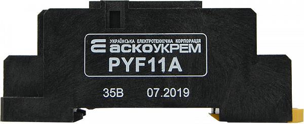 Колодка для проміжного реле АСКО-Укрем PYF11A 3А 3к 220V AC МY3 (A0090020004) - фото 2