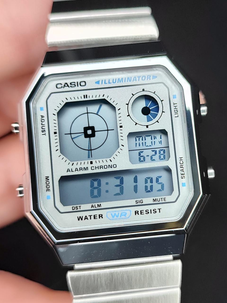 Наручные часы мужские Casio A130WE-7A Vintage с подсветкой (2734236317)
