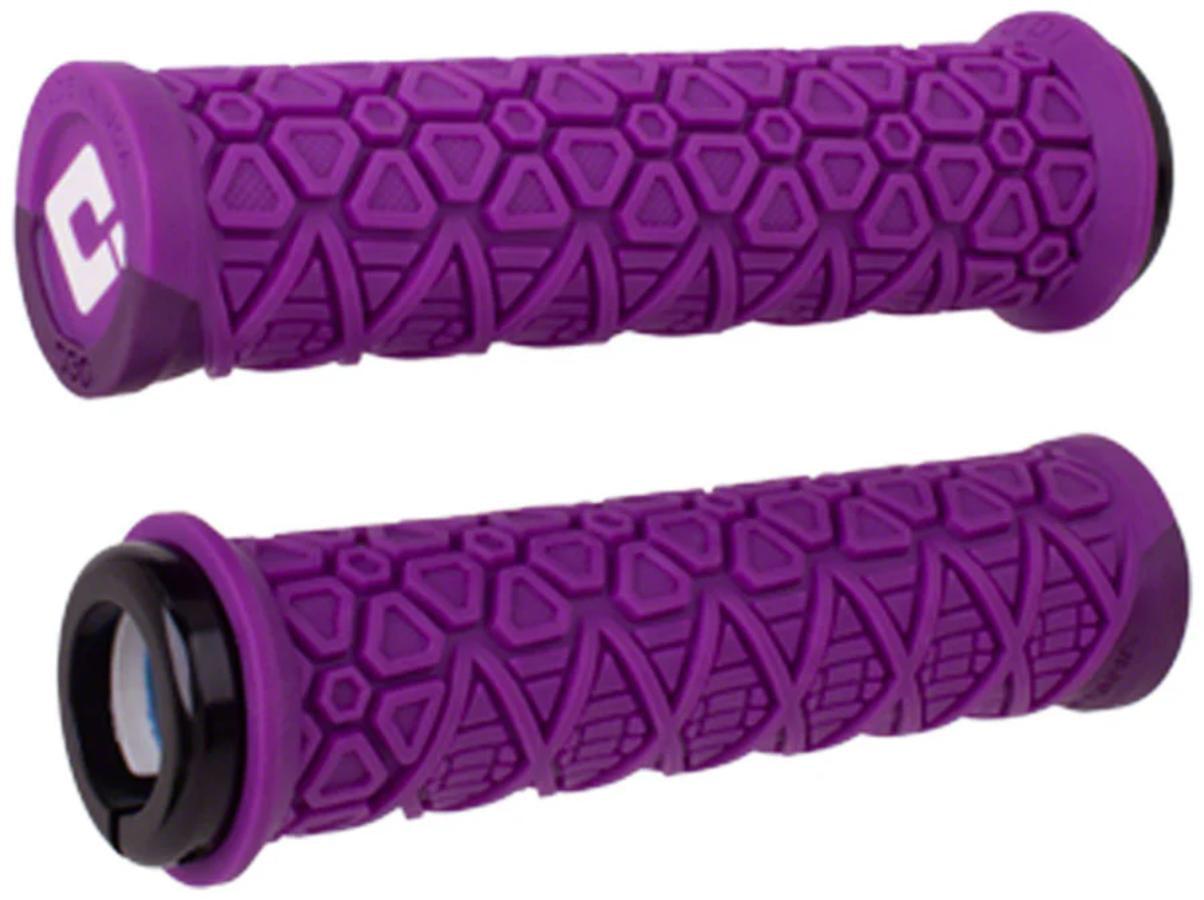 Грипсы ODI Vanquish v2.1 Lock-On MTB Closed End Purple/Met Purp w/Blk (D33VSPR-B)